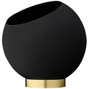 AYTM GLOBE Urtepotte H18,8 cm, Sort