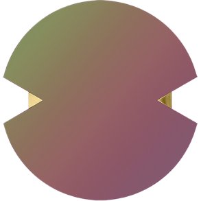 AYTM VERTO Spejl Ø70 cm, Rainbow