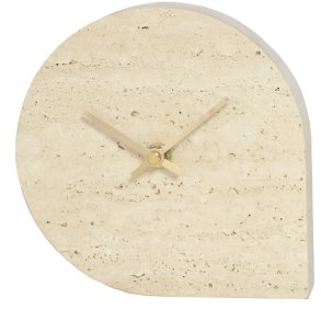 AYTM STILLA Ur 16 cm, Travertine