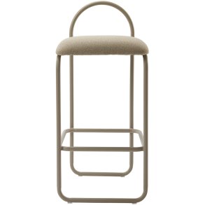 AYTM ANGUI Barstol H82,5 cm, Taupe Bouclé