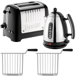 Dualit Lite Kedel og Brødrister, Sort