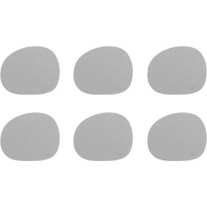 RAW Recycled Glasbrik 6 stk. 12,2x10 cm, Light Grey