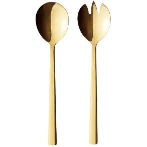 RAW Salatsæt 2 Dele. 25 cm, Guld