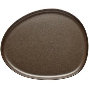 RAW Tallerken 24x21 cm, Metallic Brown