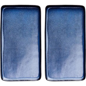 RAW Serveringsfad 2 stk. 34x18 cm, Midnight Blue