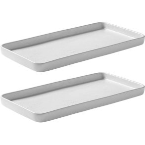 RAW Serveringsfad 2 stk. 34x18 cm, Arctic White