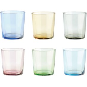 aida Drikkeglas 6 stk. 34,5 cl, Multi