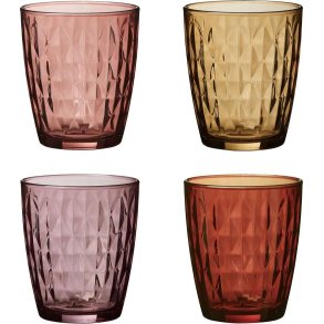 aida Mosaic Drikkeglas 4 stk. 34 cl, Rød