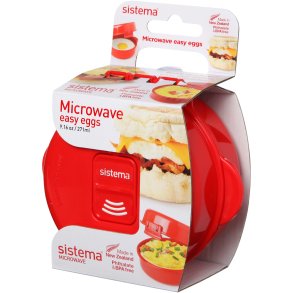 Sistema Microwave Easy Eggs 271 ml, Rød