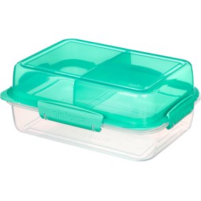 Sistema To Go Opdelt Flip Madkasse 1,8 L, Minty Teal