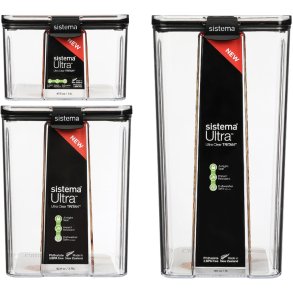 Sistema Ultra Sampak 3 stk, Sort