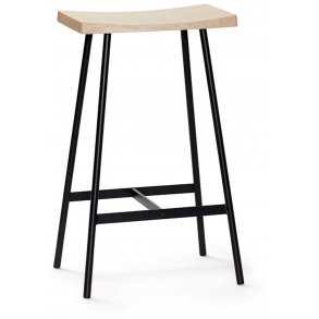 Andersen Furniture HC2 Barstol 79 cm, Stål/ Eg