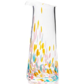 Anna von Lipa Confetti Karaffel 1 L, Rosa/Yellow/Tyrkys/Blue