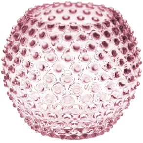 Anna von Lipa Hobnail Globe Vase 18 cm, Rosa