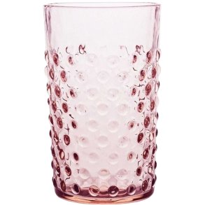 Anna von Lipa Hobnail Drikkeglas 20 cl, Rosa