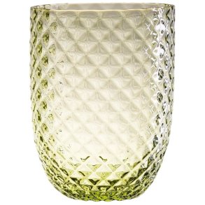 Anna von Lipa Harlequin Tumbler Drikkeglas 25 cl, Olivegreen