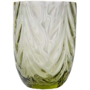 Anna von Lipa Wave Tumbler Drikkeglas 25 cl, Olivegreen