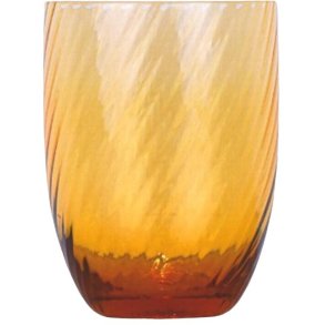 Anna von Lipa Spiral Tumbler Drikkeglas 20 cl, Amber