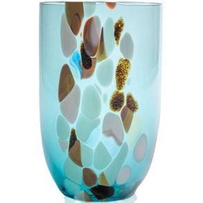 Anna von Lipa Marble Tumbler Drikkeglas 45 cl, Amalfi Blue