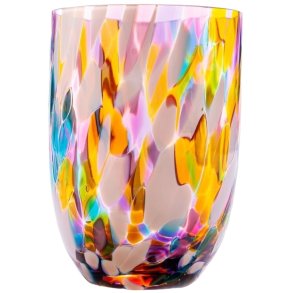 Anna von Lipa Splash Tumbler Drikkeglas 25 cl, Multi-full