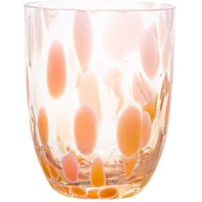 Anna von Lipa Big Confetti Tumbler Drikkeglas 25 cl, Peach/Vanilla