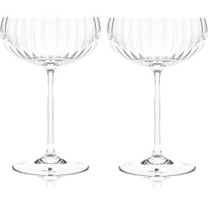 Anna von Lipa Lyon Champagneskål 2 stk. 21 cl, Crystal