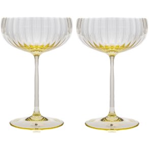 Anna von Lipa Lyon Champagneskål 2 stk. 21 cl, Citron