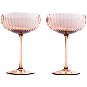 Anna von Lipa Lyon Champagneskål 2 stk. 21 cl, New Brown