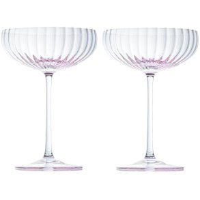 Anna von Lipa Lyon Champagneskål 2 stk. 21 cl, Lilla