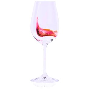Anna von Lipa Verona Hvidvinsglas 35 cl, Stripe Apricot