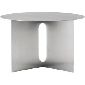 Audo Copenhagen Androgyne Sidebord H38 cm, Børstet Stål