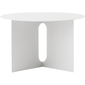 Audo Copenhagen Androgyne Sidebord H38 cm, Stål/Ivory