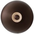 Væglampe Ø24 cm, Beige/Bruneret Messing