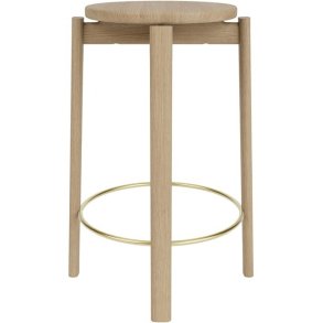 Audo Copenhagen Passage Counter Stol H65 cm, Eg/Messing