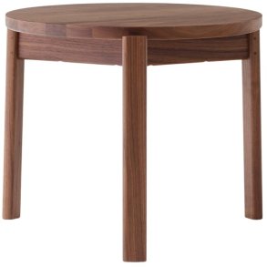 Audo Copenhagen Passage Loungebord 50 cm, Valnød
