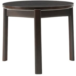 Audo Copenhagen Passage Loungebord H43 cm, Mørk Lakeret Eg