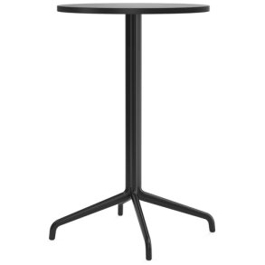 Audo Copenhagen Harbour Column Bord Ø60 cm, Sort/Sort Eg