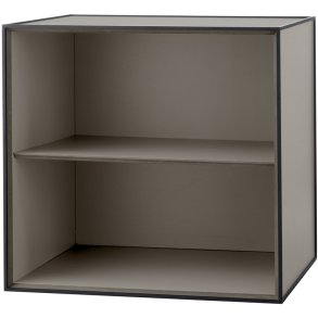 Audo Copenhagen Frame 49 Modul Reol m. 1 Hylde 49x49 cm, Sand