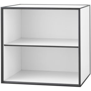 Audo Copenhagen Frame 49 Modul Reol m. 1 Hylde 49x49 cm, Hvid