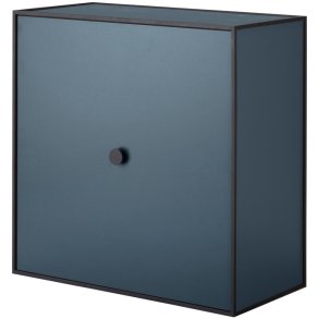 Audo Copenhagen Frame 42 Modul Reol m. Låge 42x42 cm, Fjord