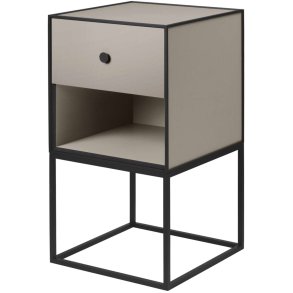 Audo Copenhagen Frame 35 Sidebord m. Skuffe H63 cm, Sand