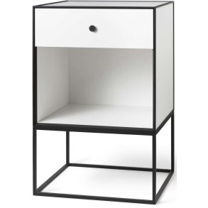 Audo Copenhagen Frame 49 Sidebord m. Skuffe H77 cm, Hvid