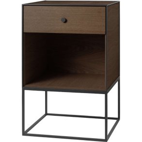 Audo Copenhagen Frame 49 Sidebord m. Skuffe H77 cm, Røget Eg