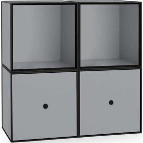 Audo Copenhagen Frame Modulsæt 70x70 cm, Mørk Grå