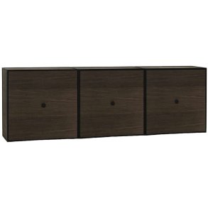 Audo Copenhagen Frame View Modulsæt m. Låger 123x42 cm, Røget Eg