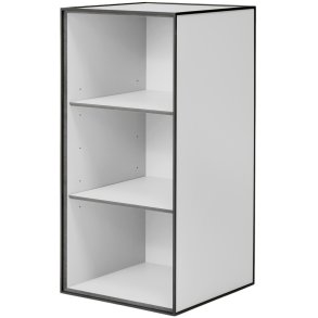 Audo Copenhagen Frame 70 Modul Skab m. 2 Hylder 70x35 cm, Lys Grå
