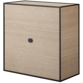 Audo Copenhagen Frame 42 Modul Reol m. Låge 42x42 cm, Eg