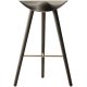 ML 42 Counter Stool H73 cm, Olieret Eg/Messing