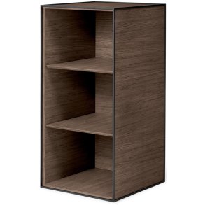 Audo Copenhagen Frame 70 Modul Skab m. 2 Hylder 70x35 cm, Røget Eg