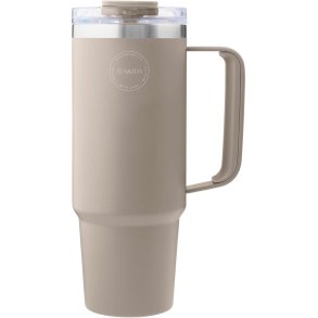 AYA&IDA Termokop m. Sugerør 885 ml, Cream Beige